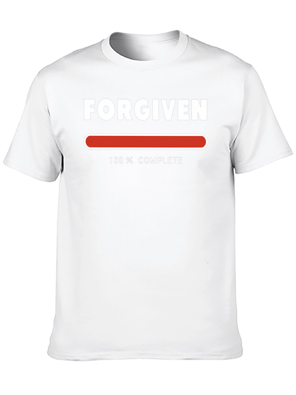 Forgiven 100% Complete Graphic Tee - Christian Apparel