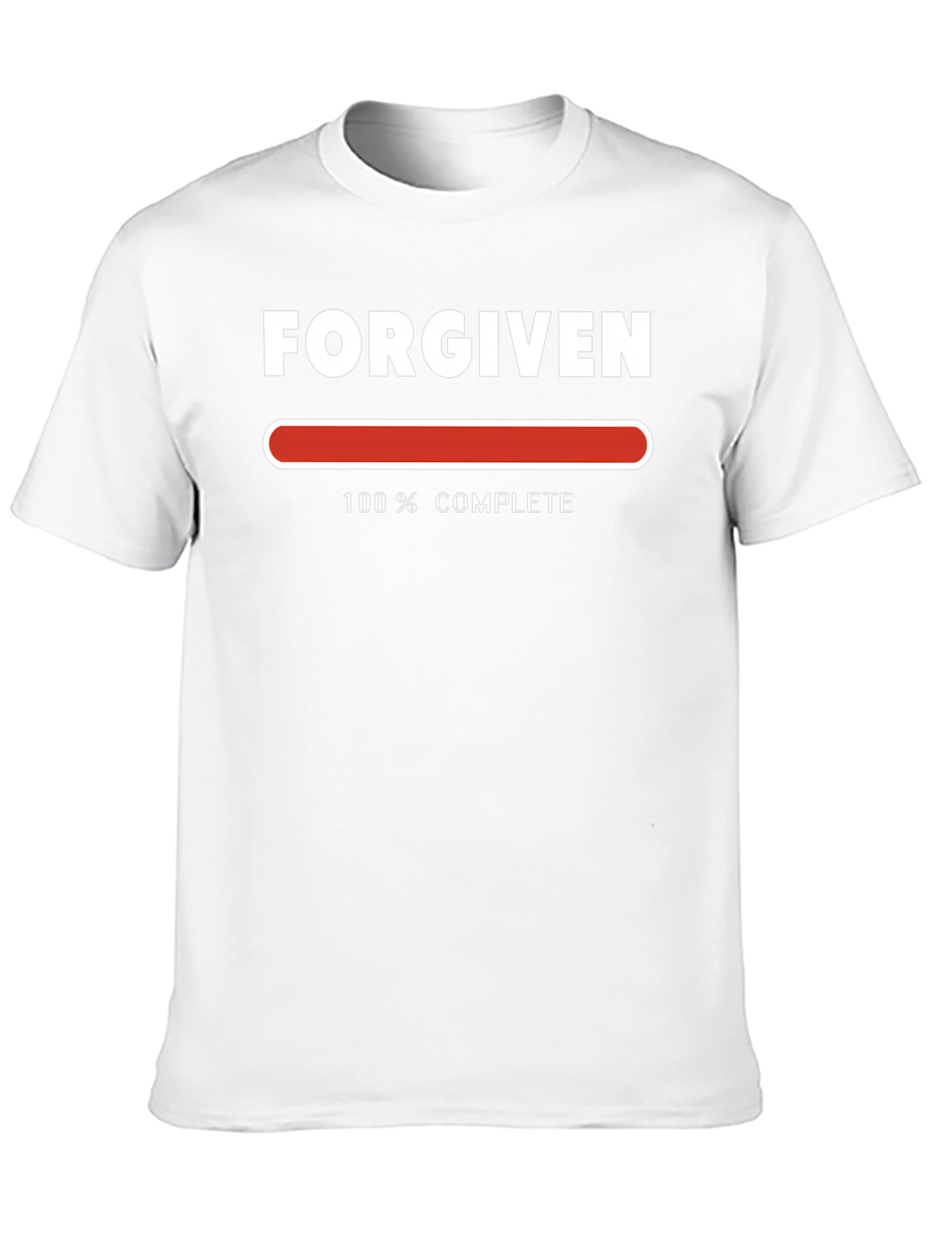 Forgiven 100% Complete Graphic Tee - Christian Apparel