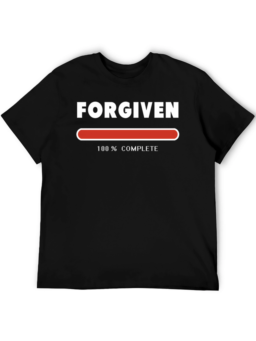 Forgiven 100% Complete Graphic Tee - Christian Apparel