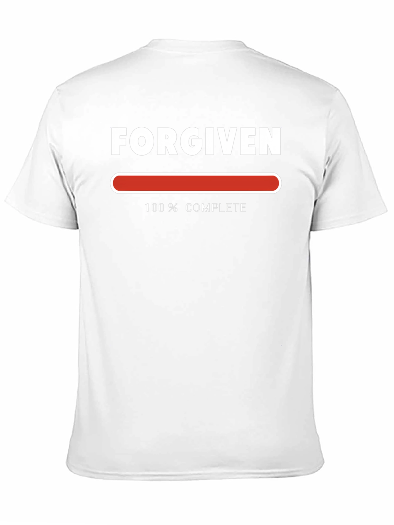 Forgiven 100% Complete Graphic Tee - Christian Apparel