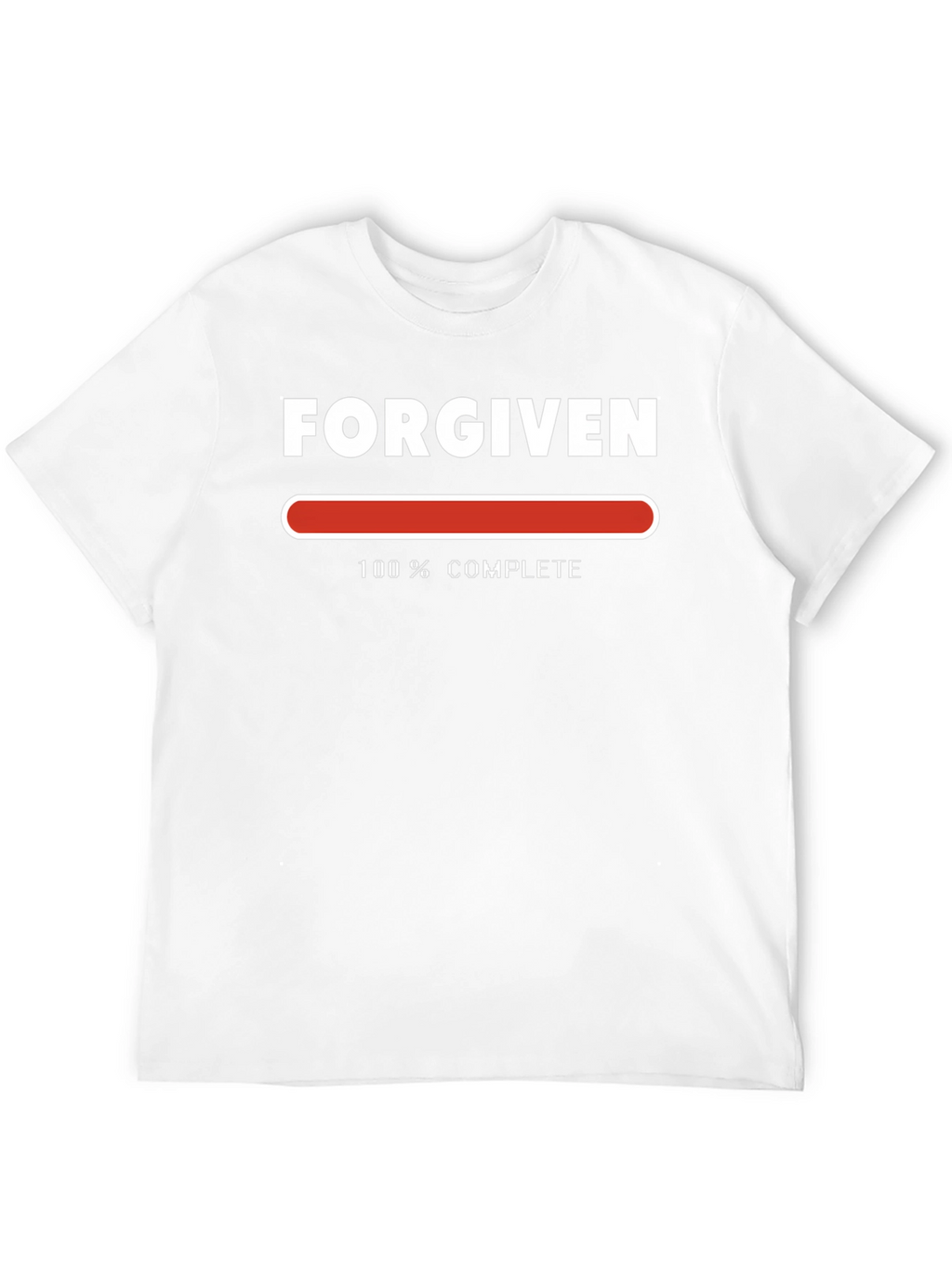 Forgiven 100% Complete Graphic Tee - Christian Apparel