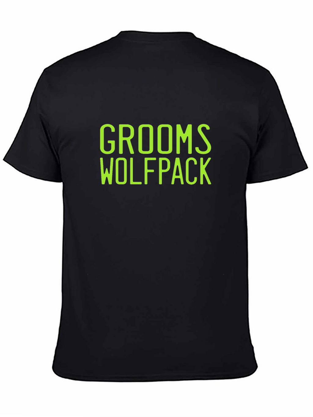 Grooms Wolfpack Black T-Shirt