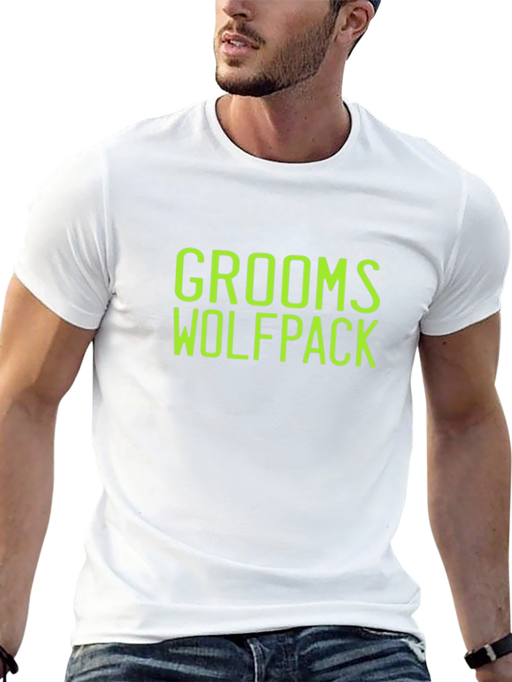 Grooms Wolfpack Black T-Shirt