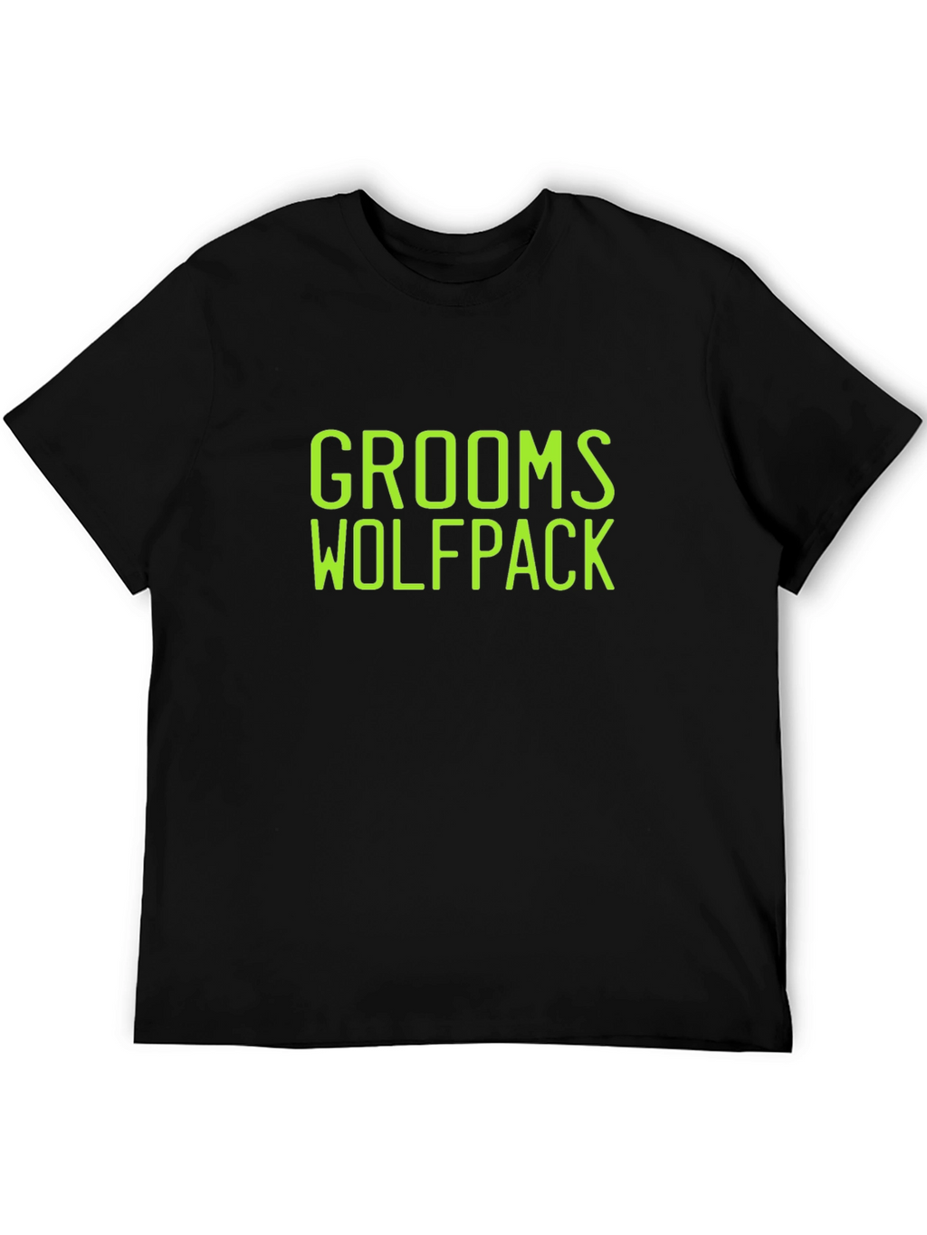 Grooms Wolfpack Black T-Shirt