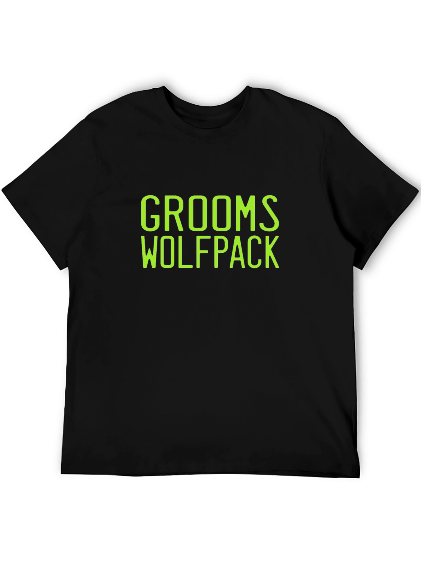 Grooms Wolfpack Black T-Shirt
