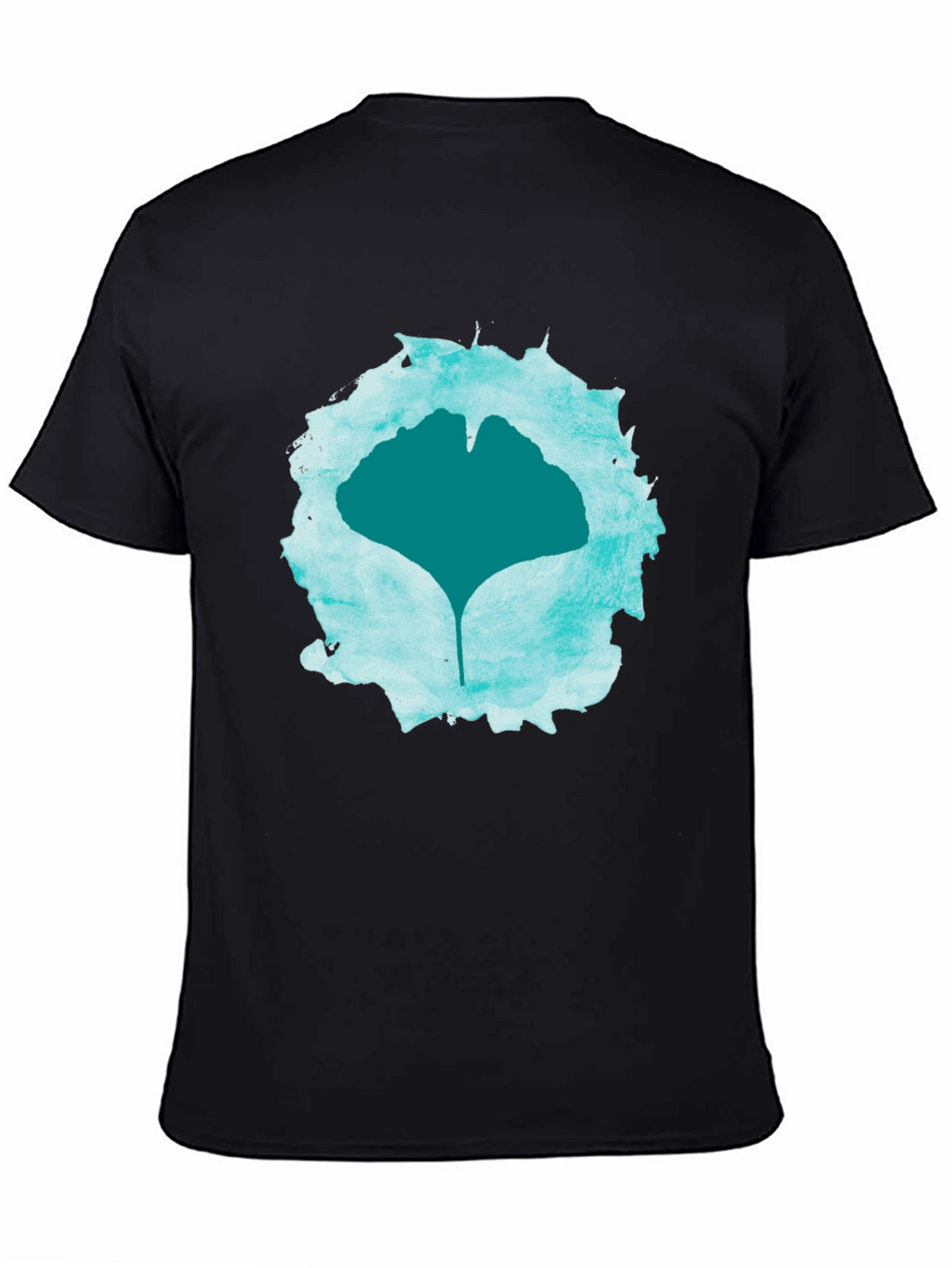 Ginkgo Leaf Graphic Print Tee