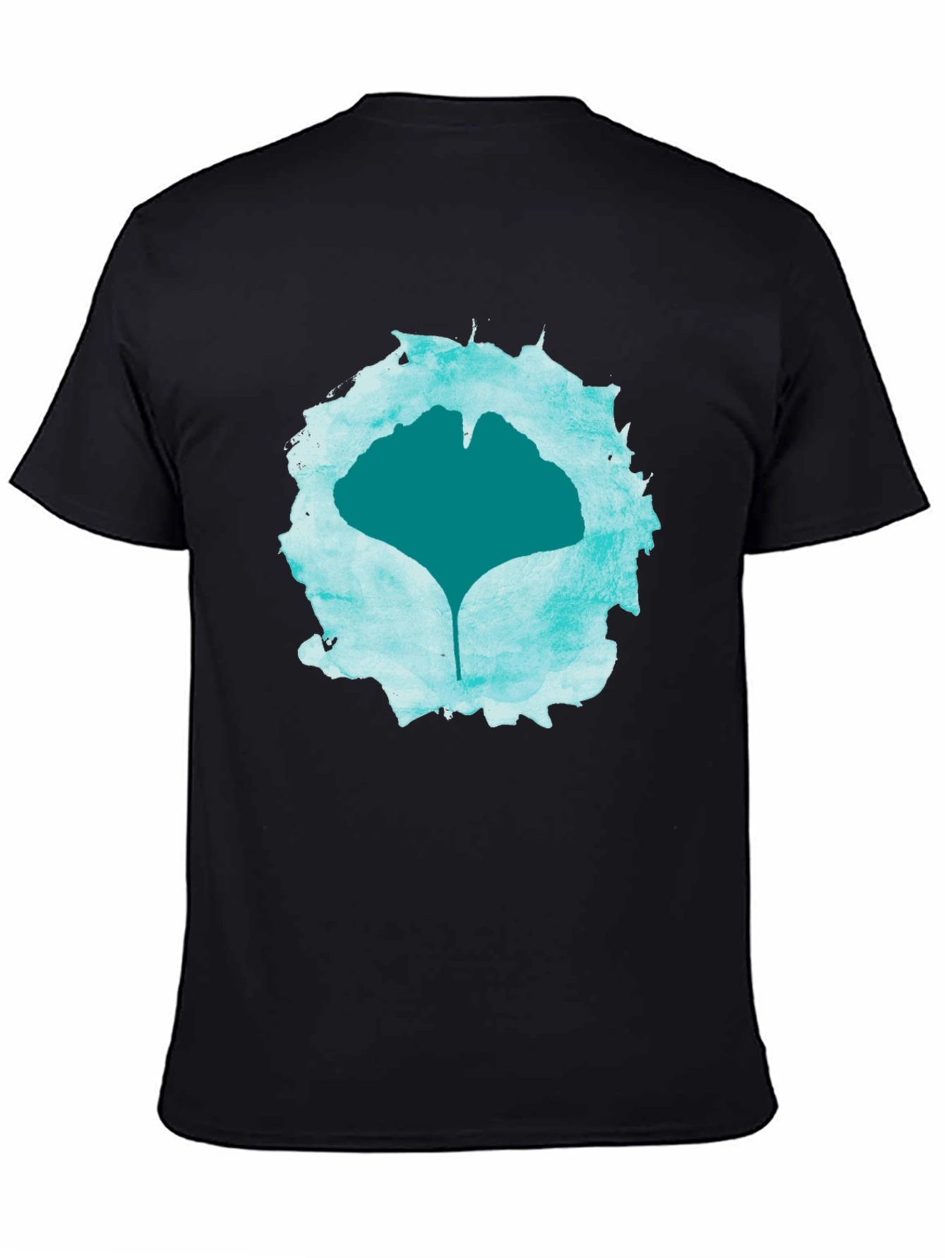 Ginkgo Leaf Graphic Print Tee