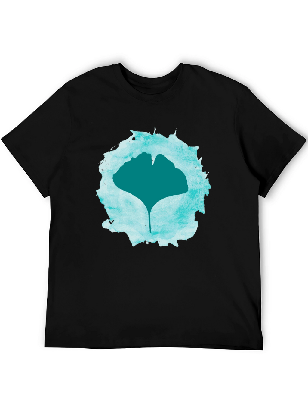 Ginkgo Leaf Graphic Print Tee