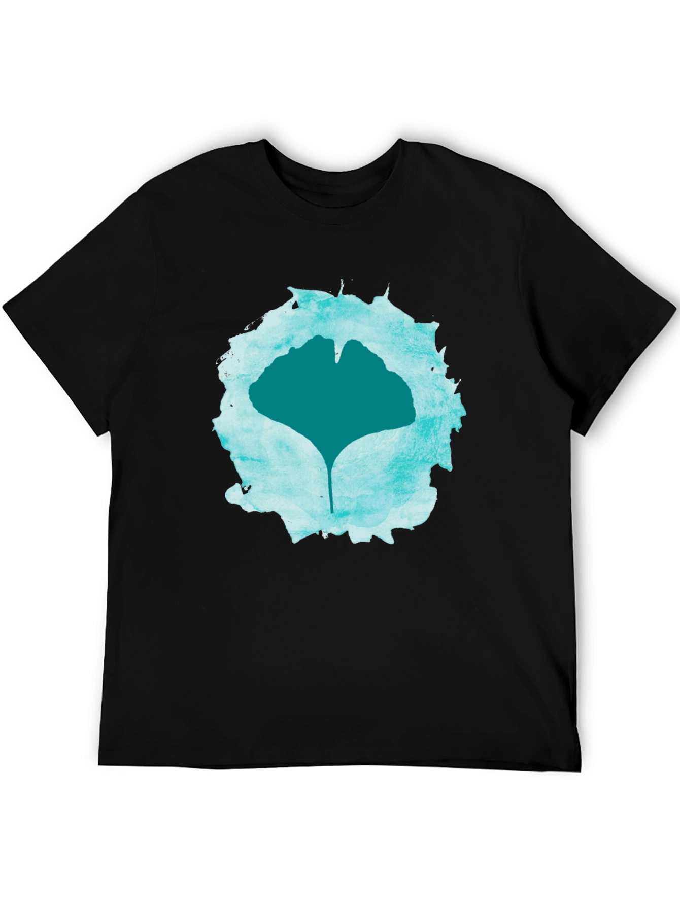 Ginkgo Leaf Graphic Print Tee
