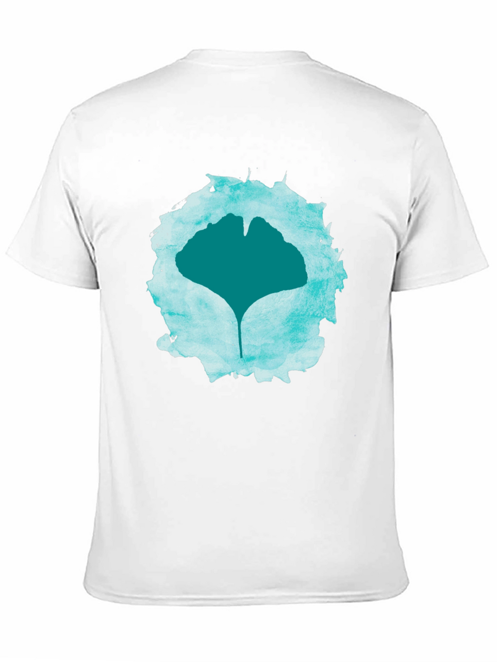 Ginkgo Leaf Graphic Print Tee