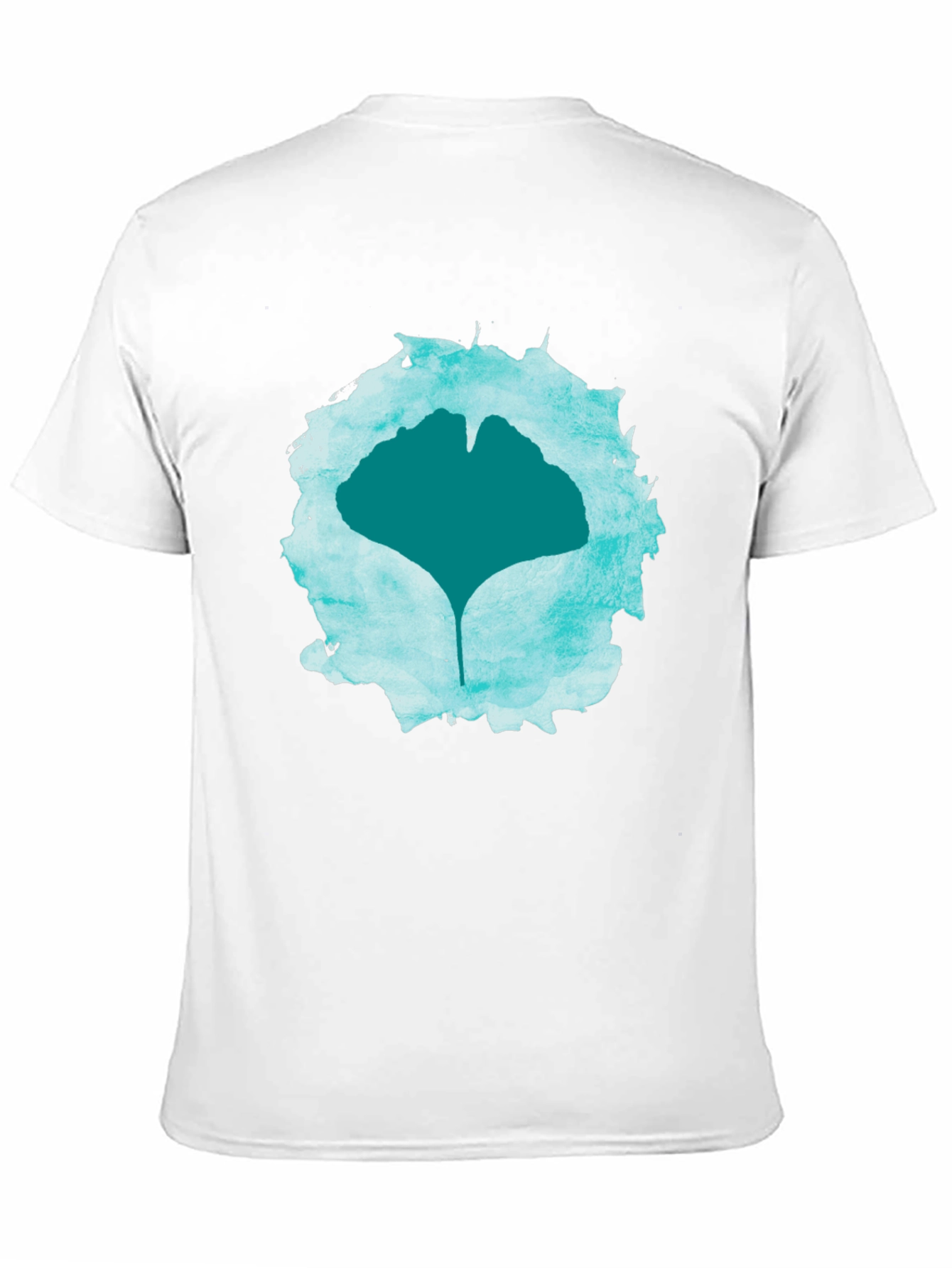 Ginkgo Leaf Graphic Print Tee