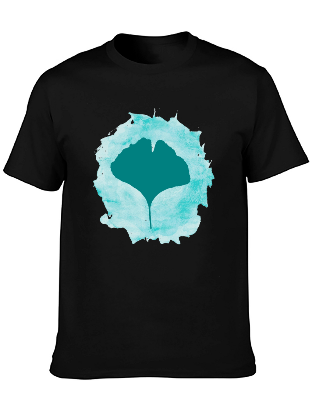 Ginkgo Leaf Graphic Print Tee