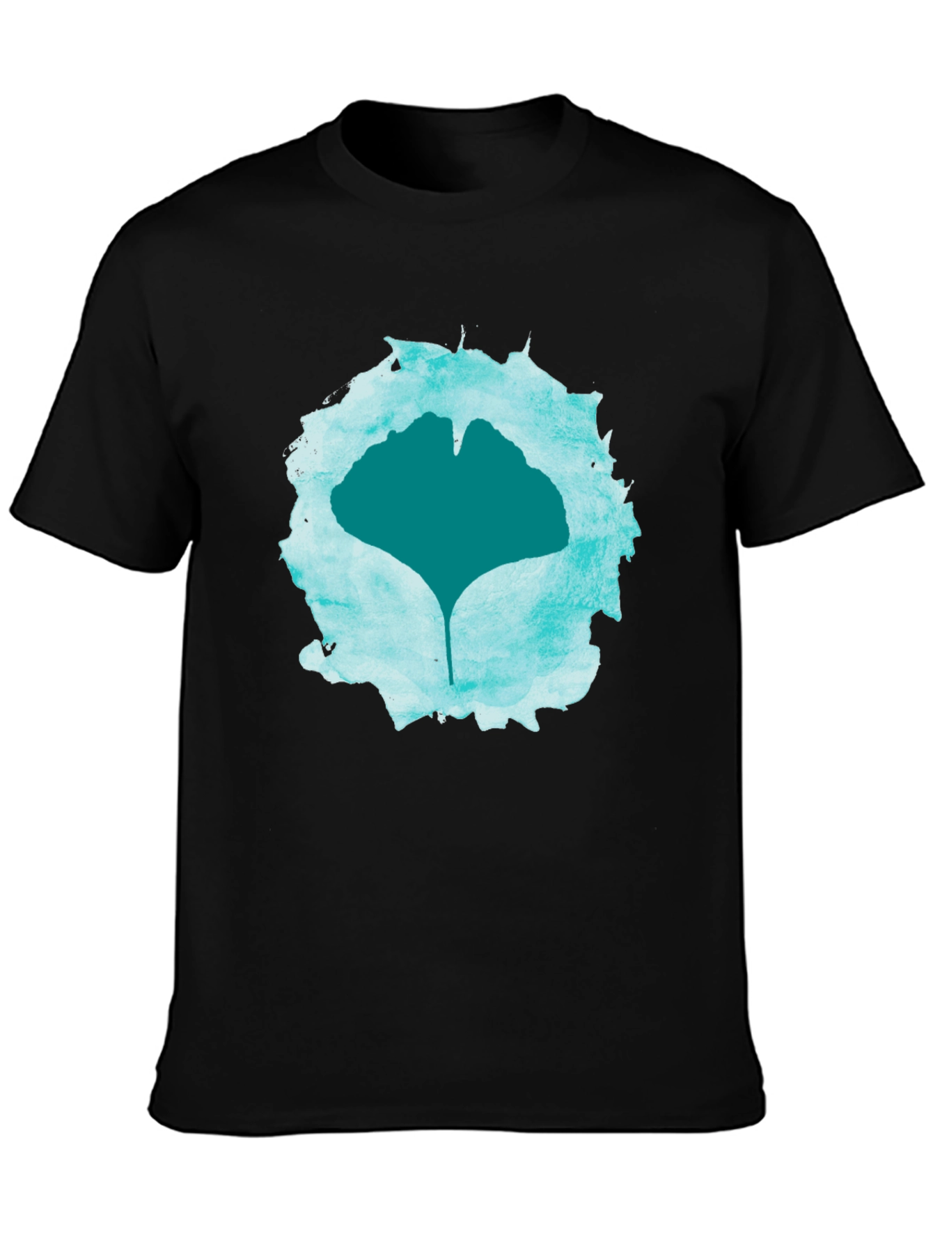 Ginkgo Leaf Graphic Print Tee