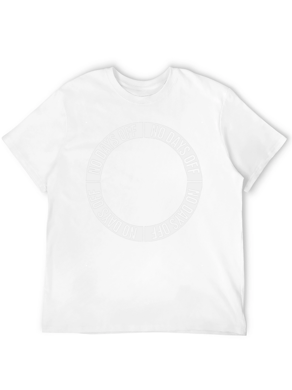 No Days Off Graphic Tee - Black Cotton T-Shirt