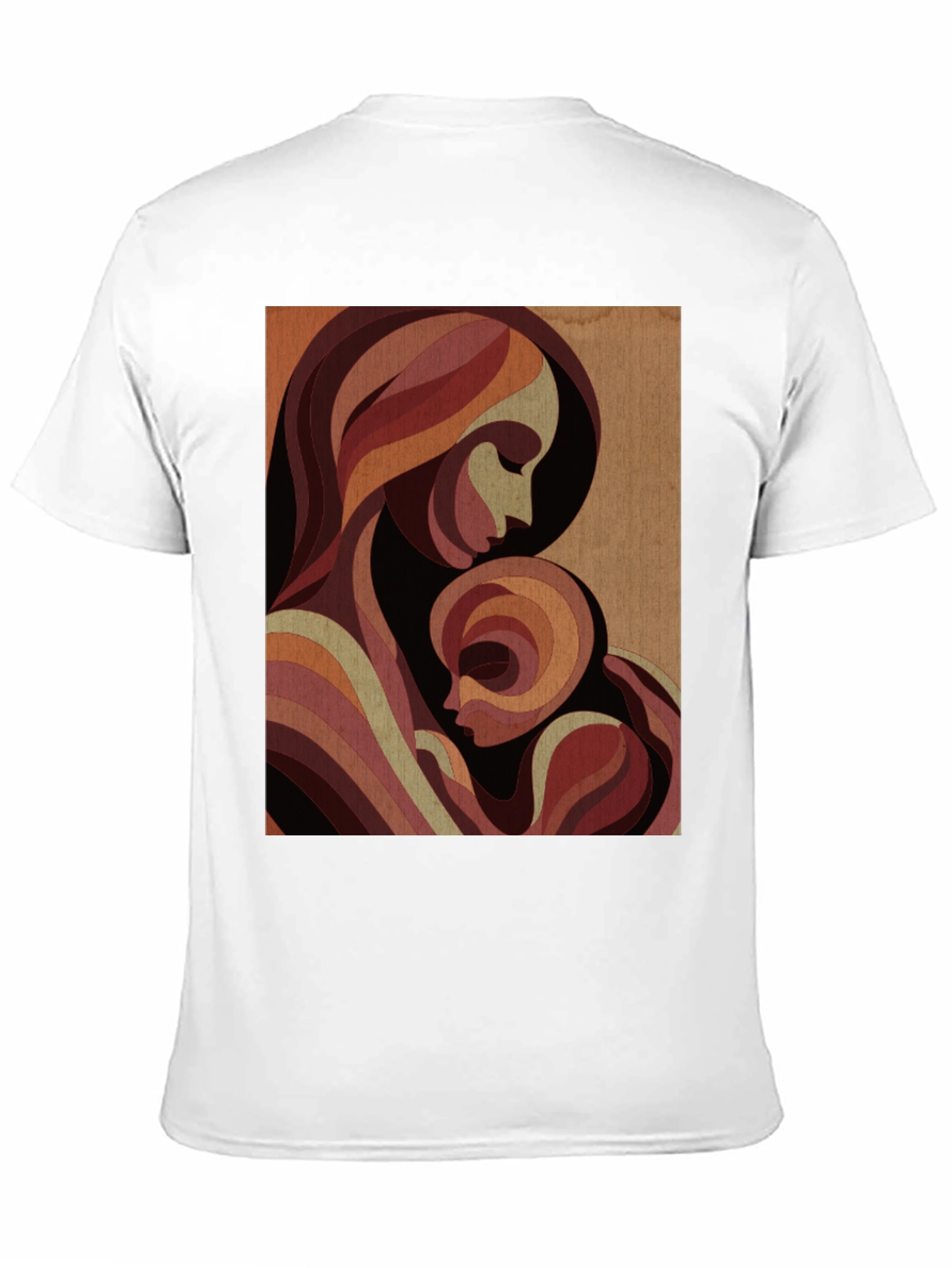Mother & Child Graphic Tee - Black