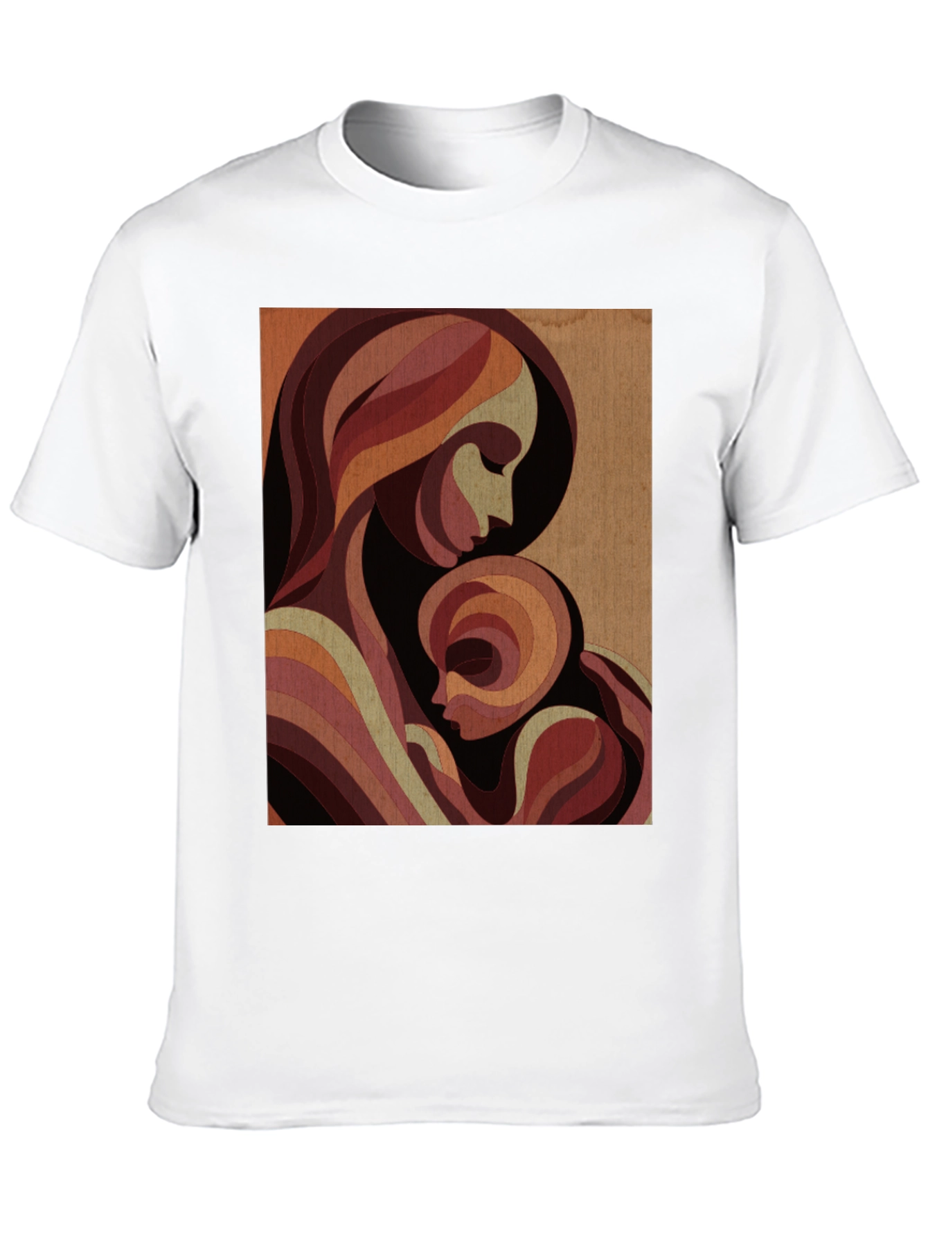 Mother & Child Graphic Tee - Black