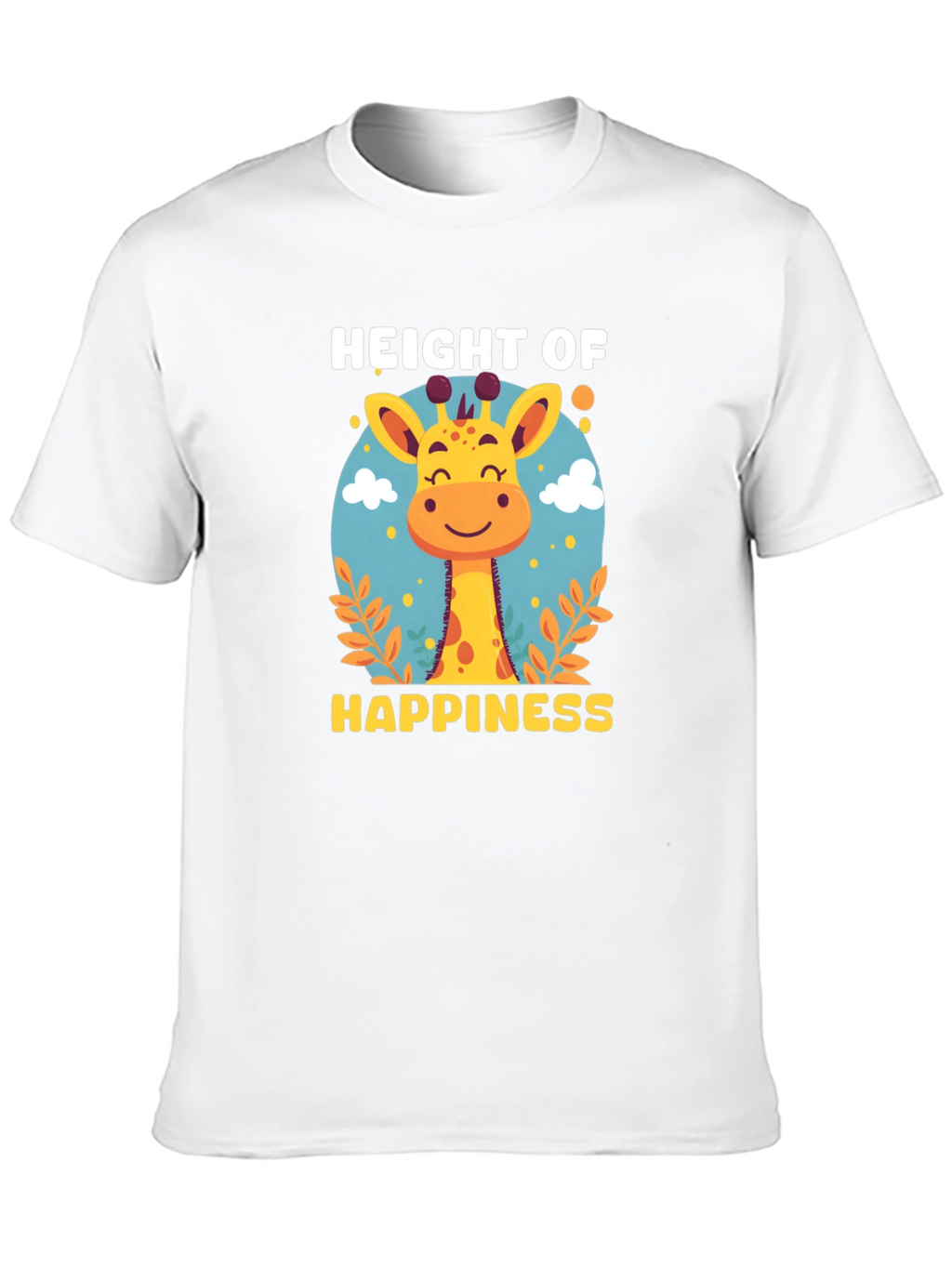 Height of Happiness Giraffe Graphic T-Shirt