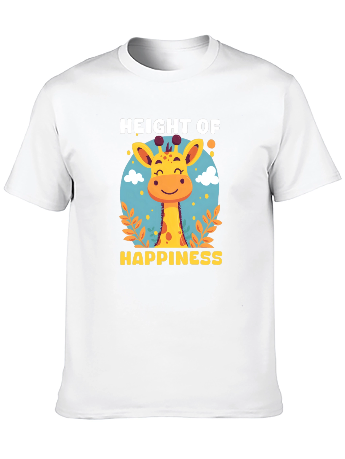 Height of Happiness Giraffe Graphic T-Shirt