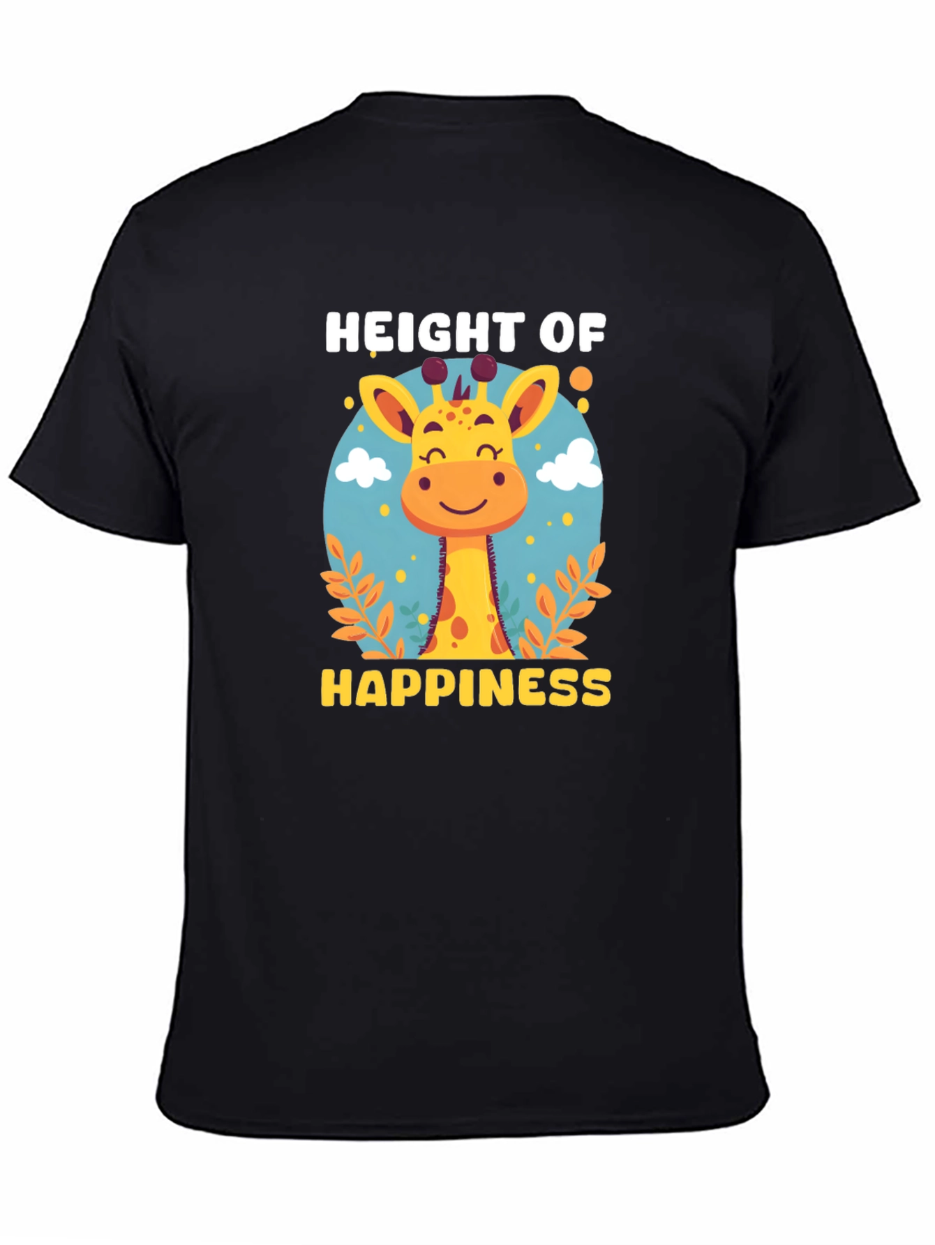Height of Happiness Giraffe Graphic T-Shirt