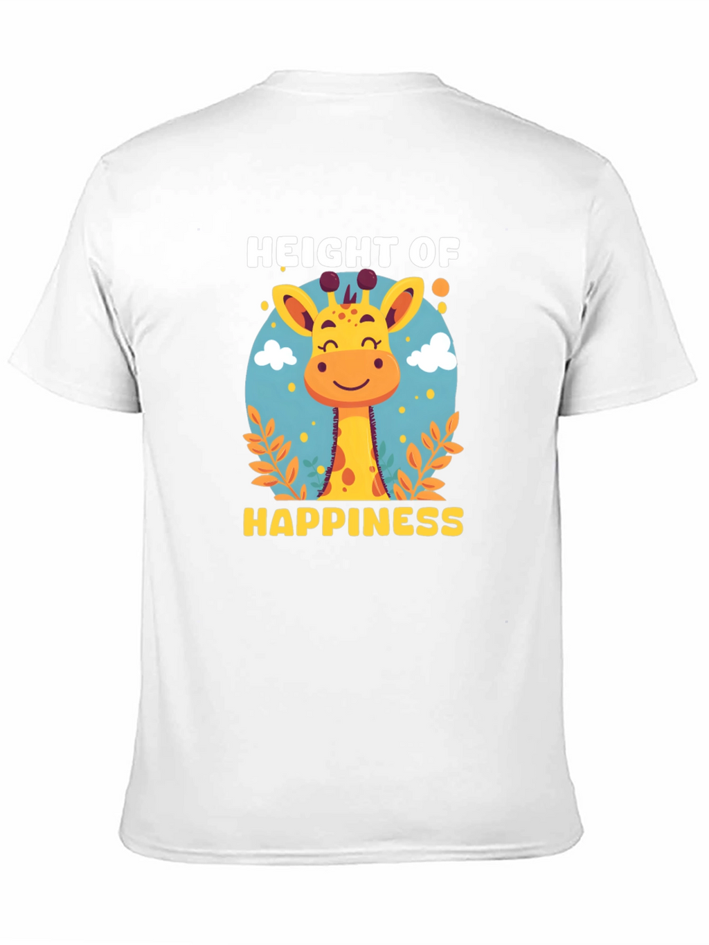 Height of Happiness Giraffe Graphic T-Shirt