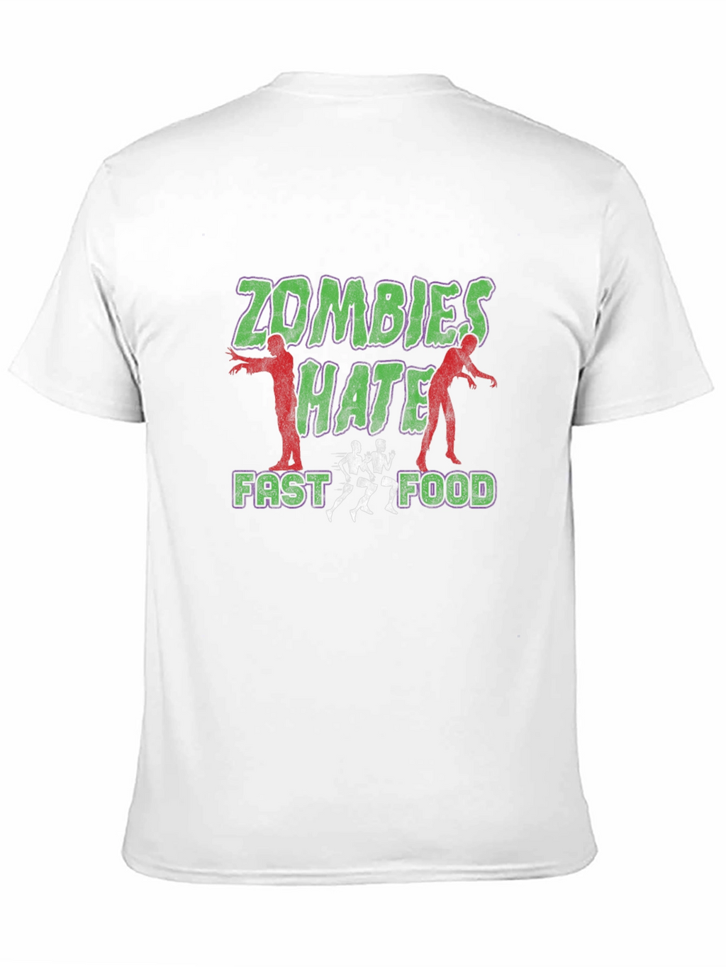 Zombies Hate Fast Food Graphic Tee