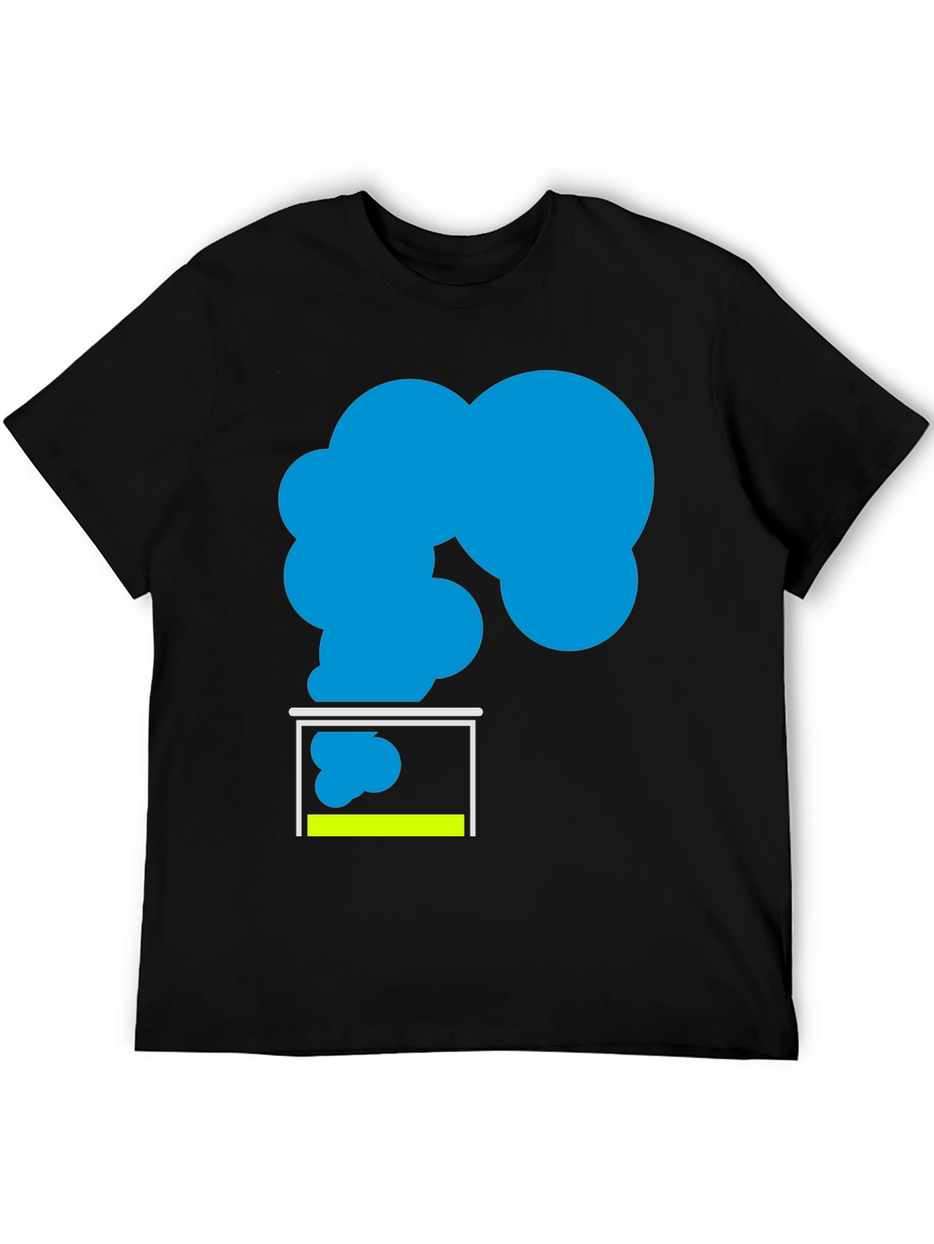 Abstract Cloud in Box Graphic Tee