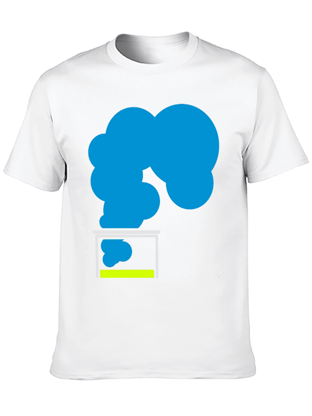 Abstract Cloud in Box Graphic Tee