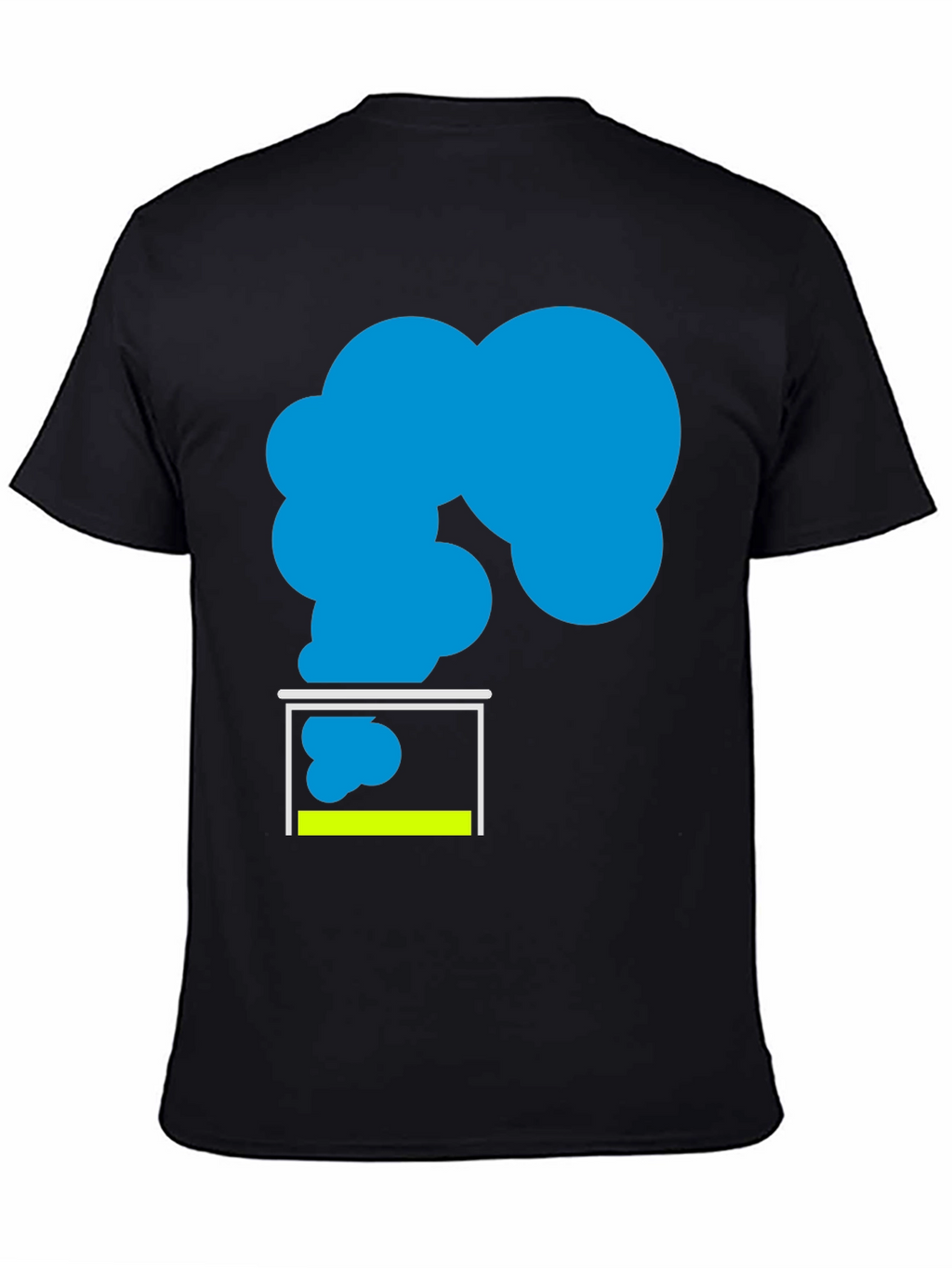 Abstract Cloud in Box Graphic Tee
