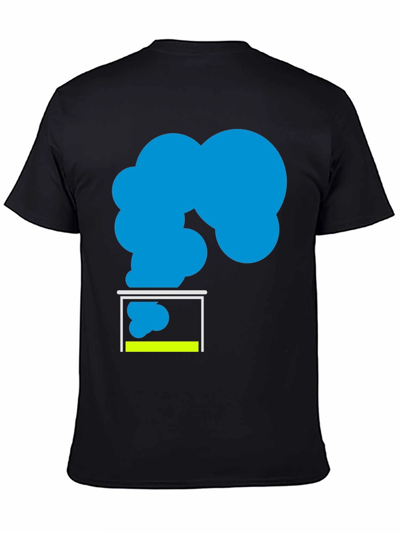 Abstract Cloud in Box Graphic Tee