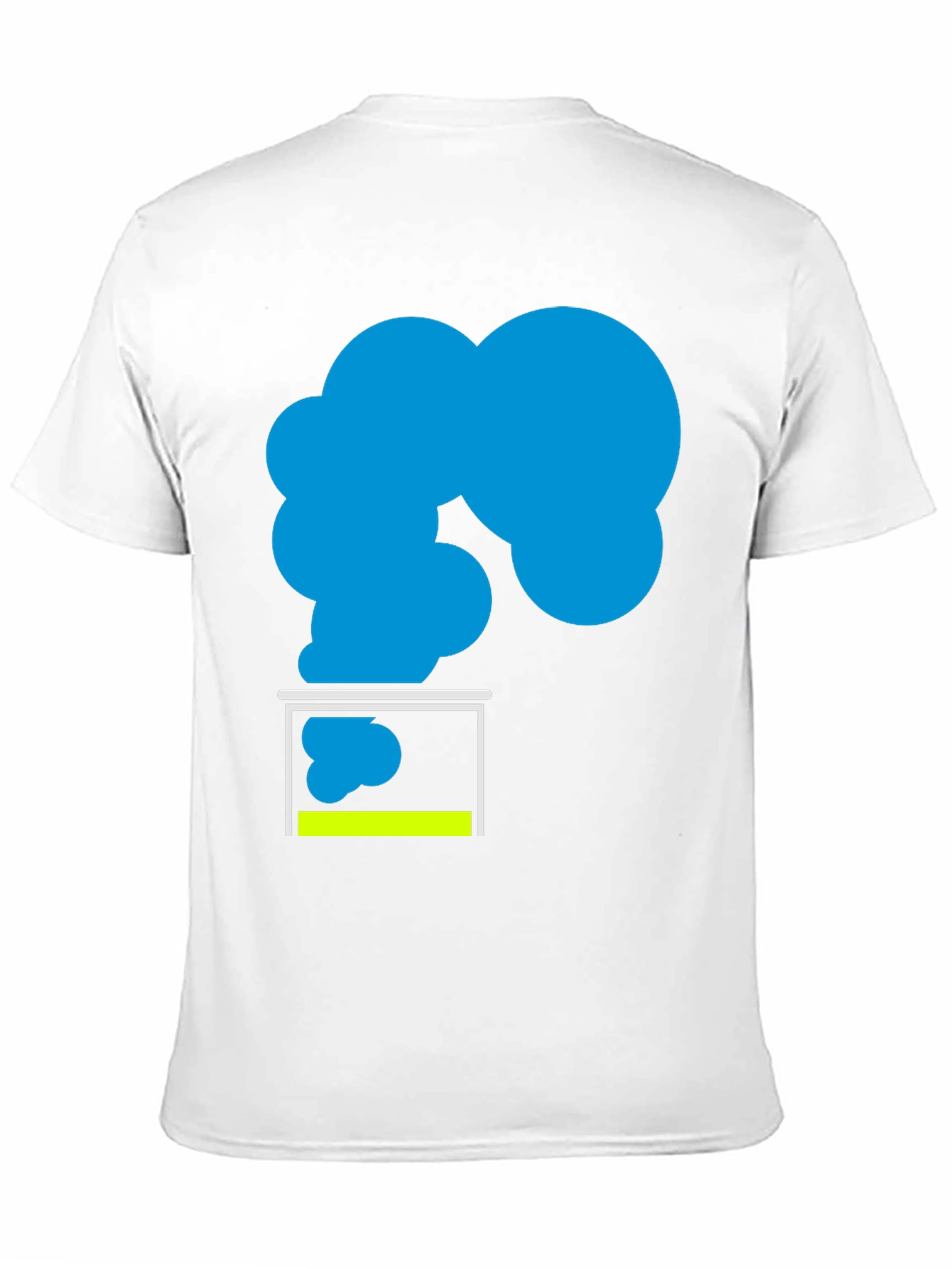 Abstract Cloud in Box Graphic Tee