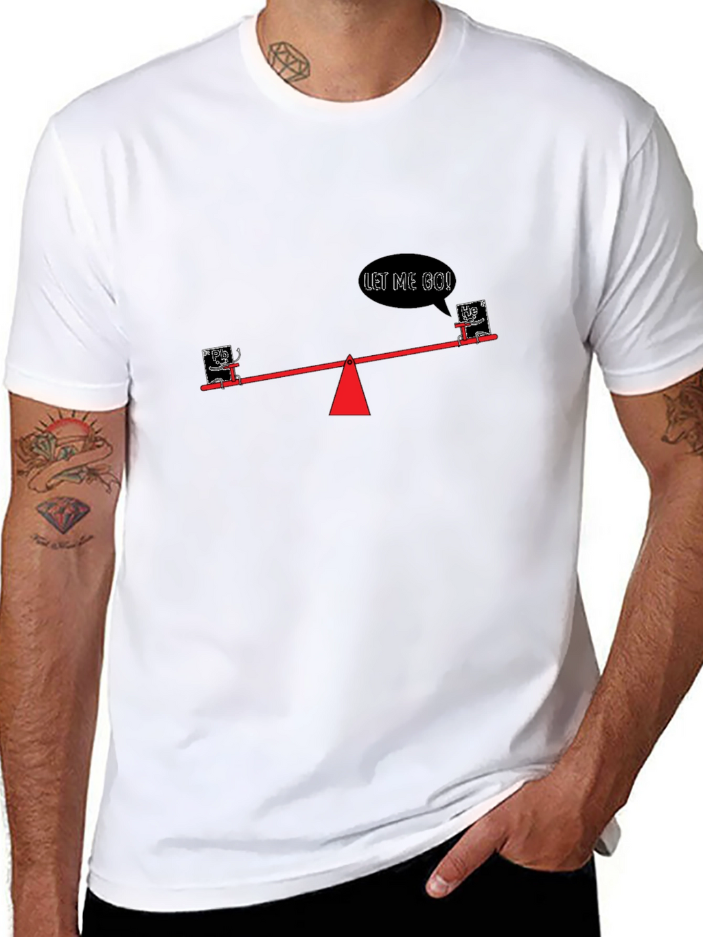 Funny See-Saw T-Shirt - Let Me Go!
