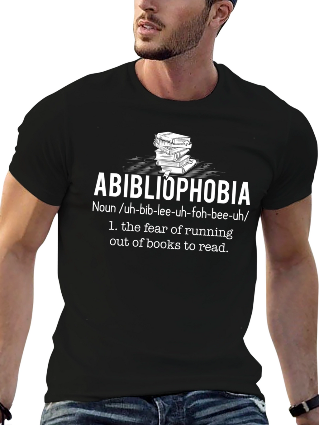 Abibliophobia T-Shirt - Book Lovers Fear