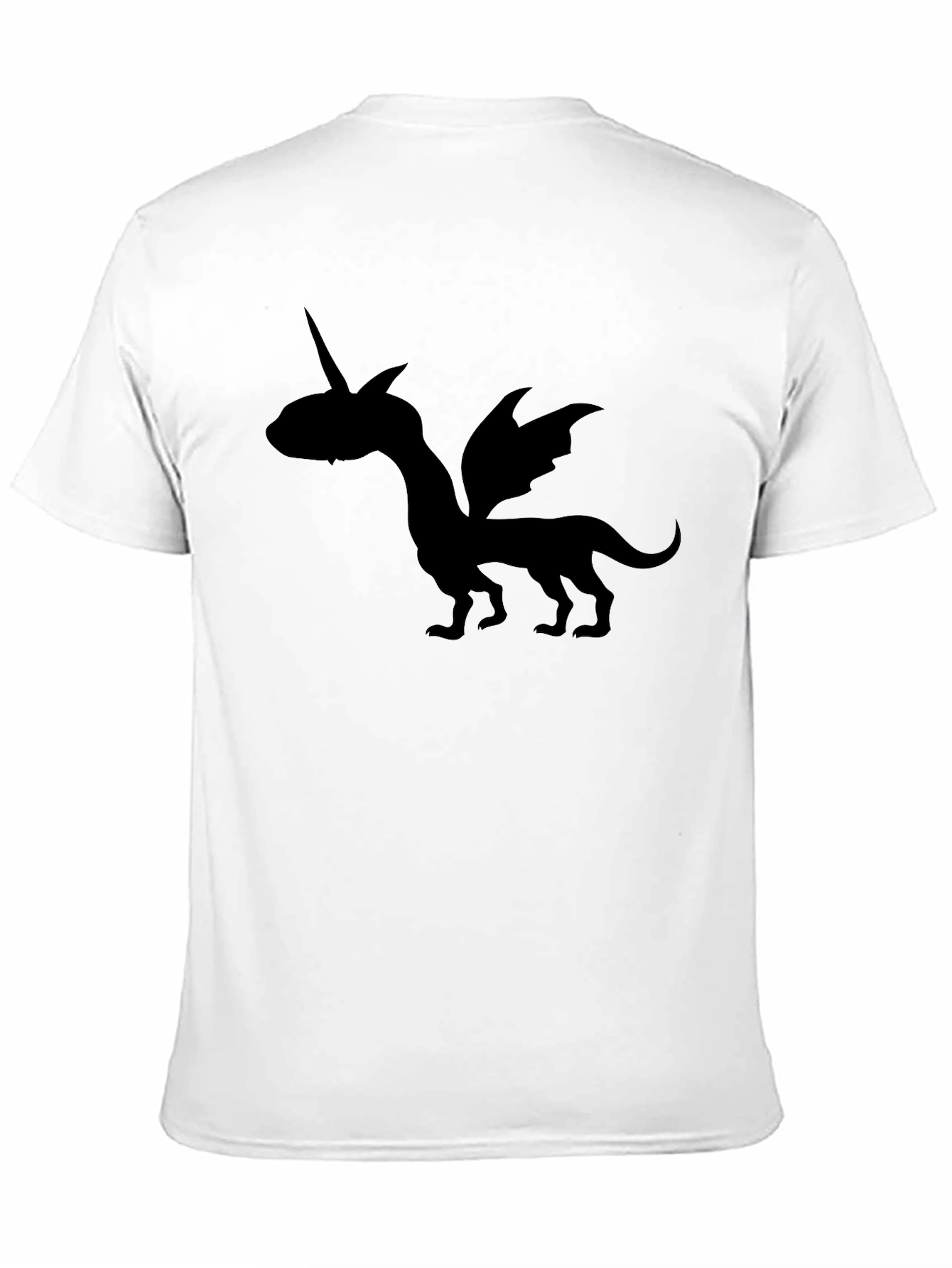 Dragon Unicorn Black T-Shirt