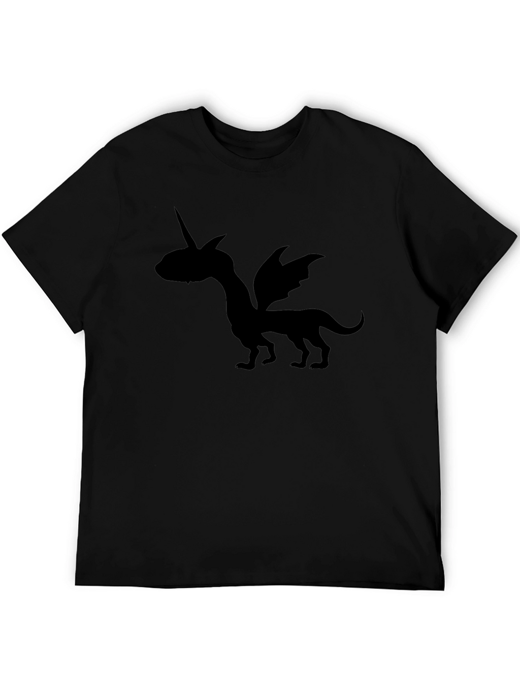 Dragon Unicorn Black T-Shirt