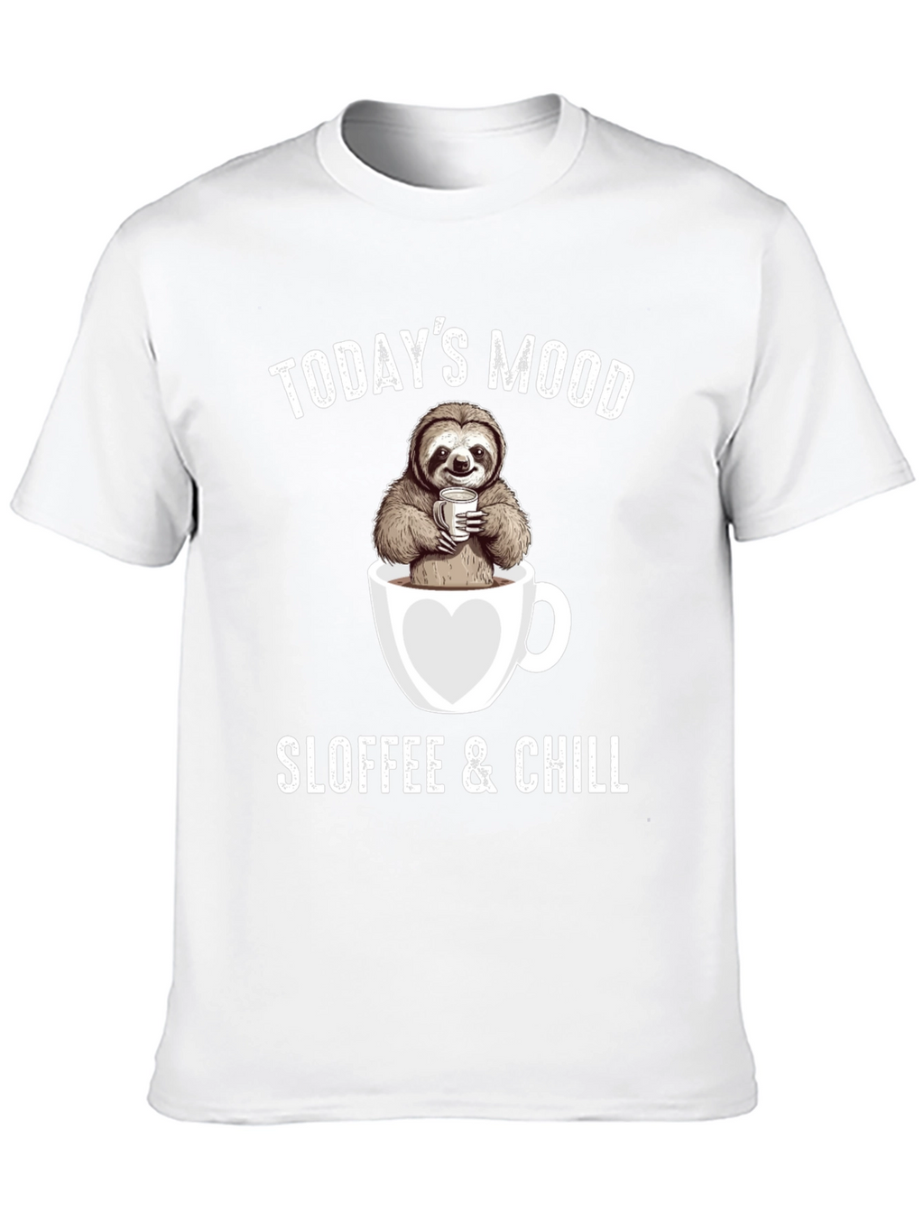 Sloffee & Chill Sloth Coffee Lover T-Shirt