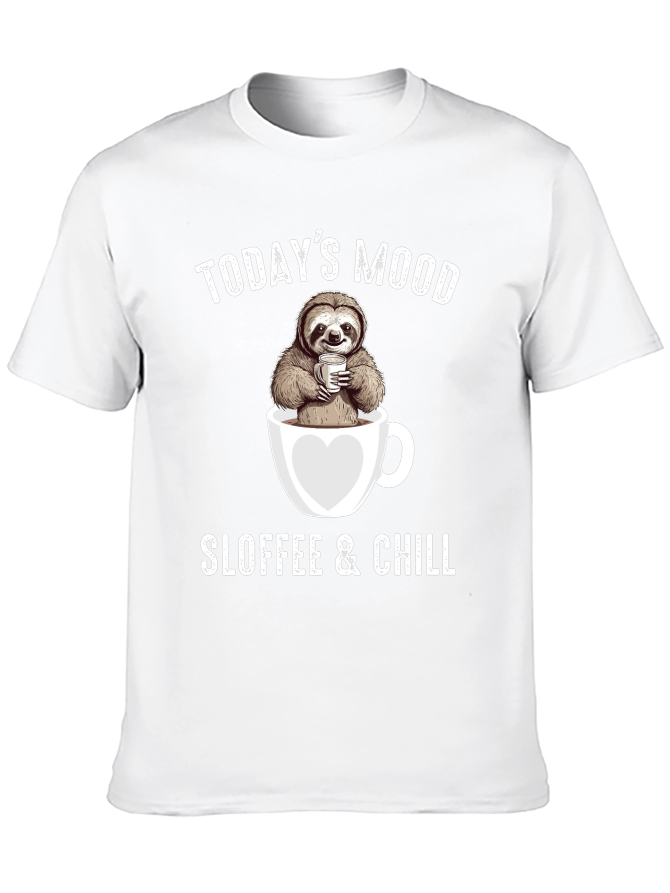 Sloffee & Chill Sloth Coffee Lover T-Shirt