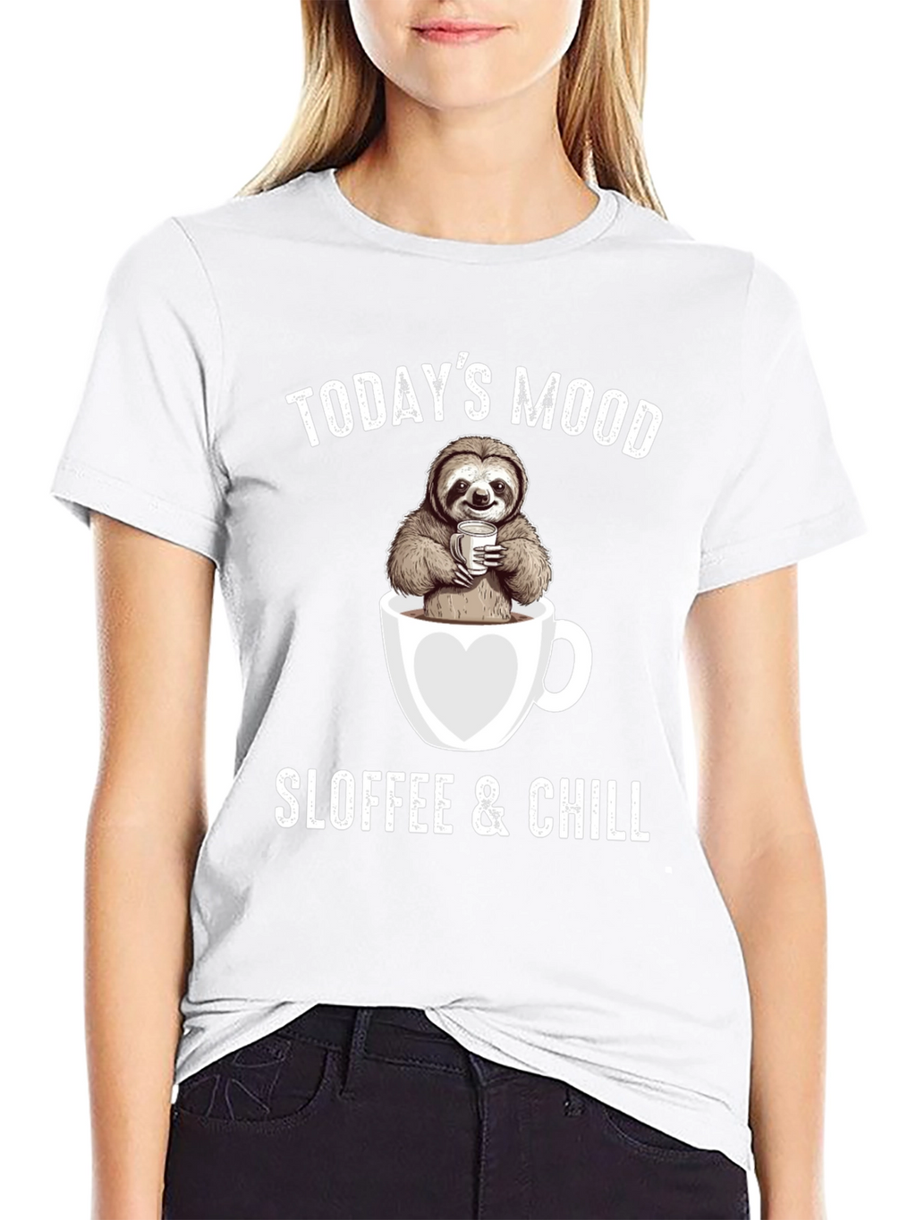 Sloffee & Chill Sloth Coffee Lover T-Shirt