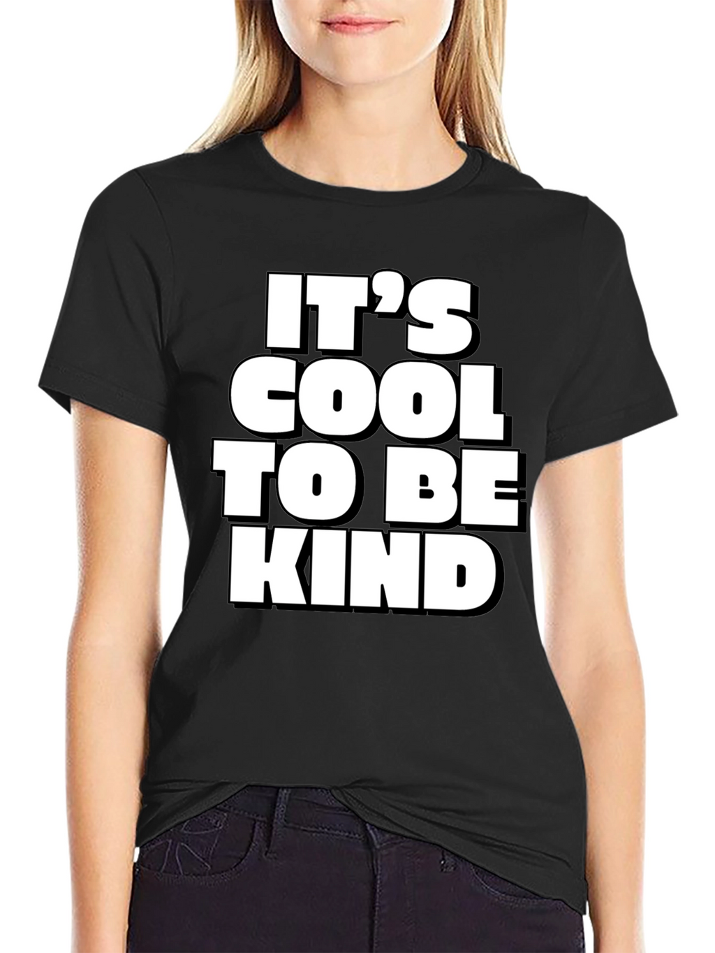 Its Cool to Be Kind Black T-Shirt