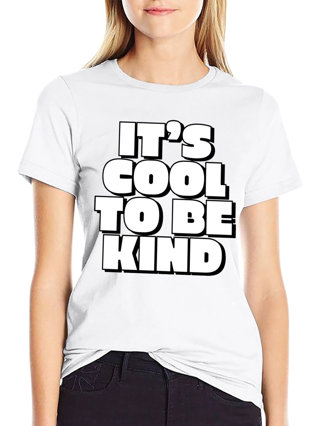 Its Cool to Be Kind Black T-Shirt