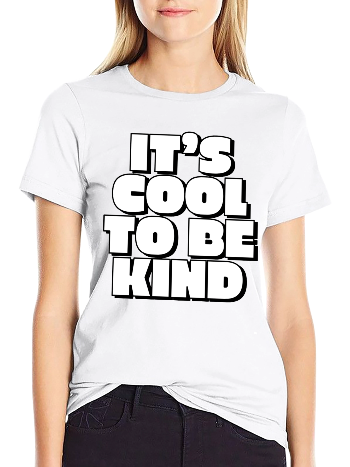 Its Cool to Be Kind Black T-Shirt