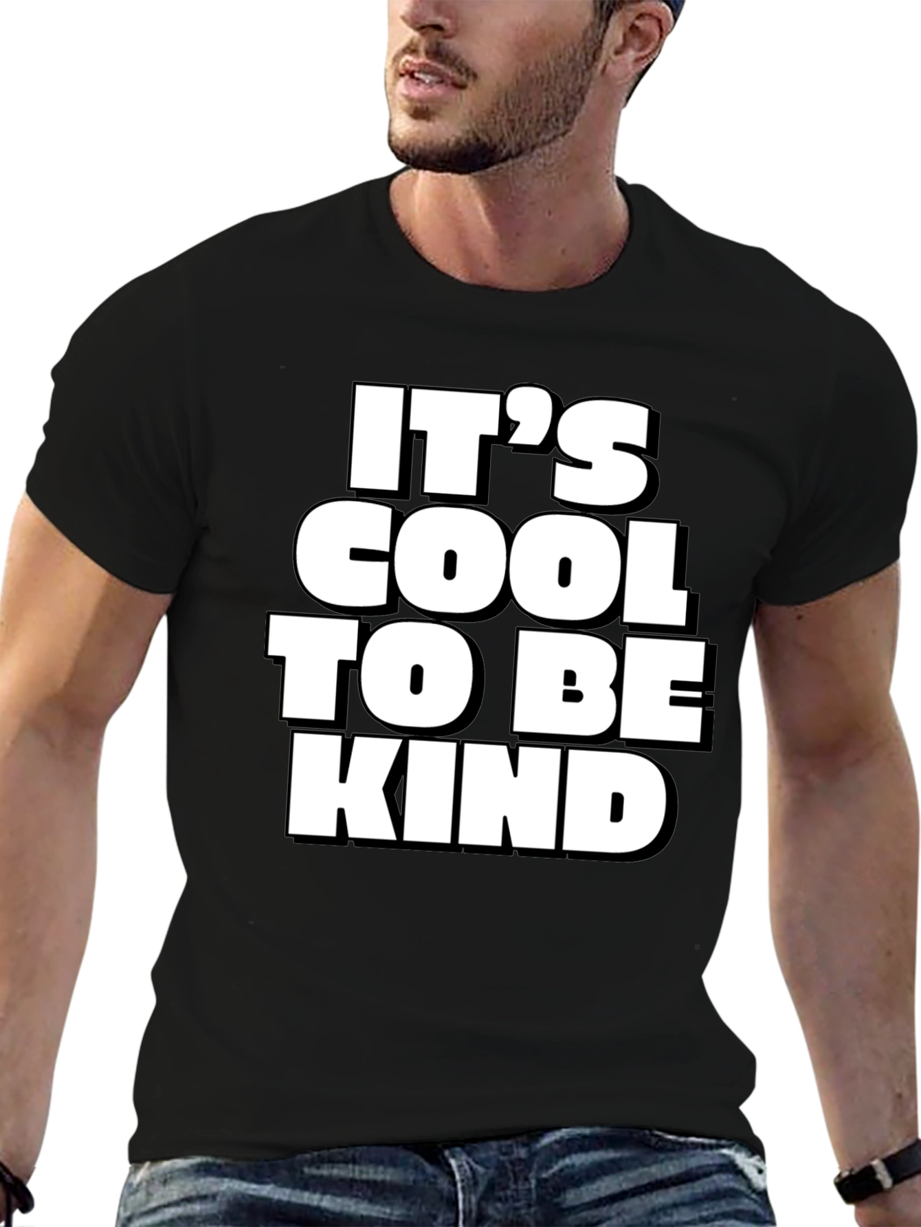 Its Cool to Be Kind Black T-Shirt