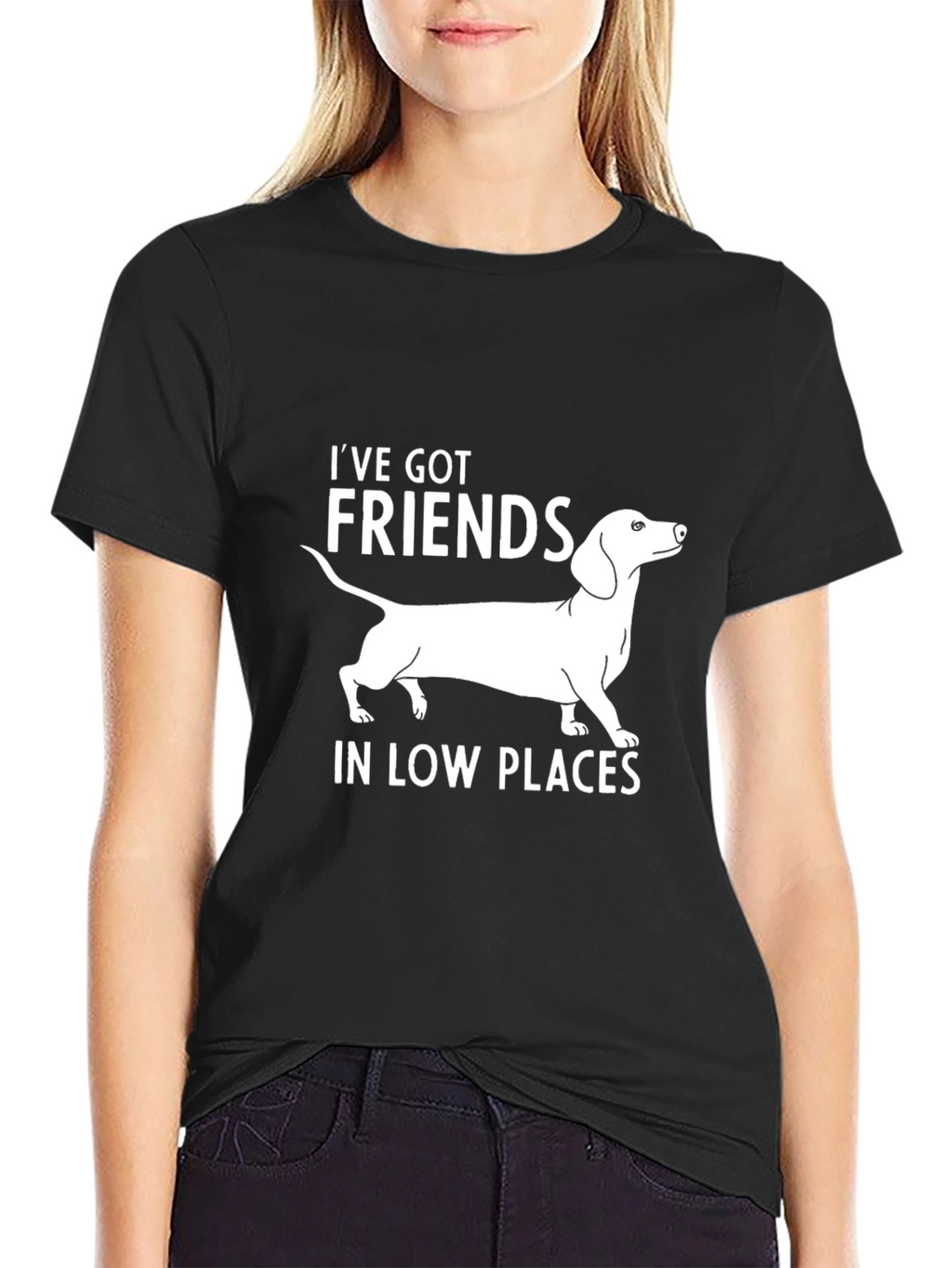 Ive Got Friends In Low Places Dachshund T-Shirt