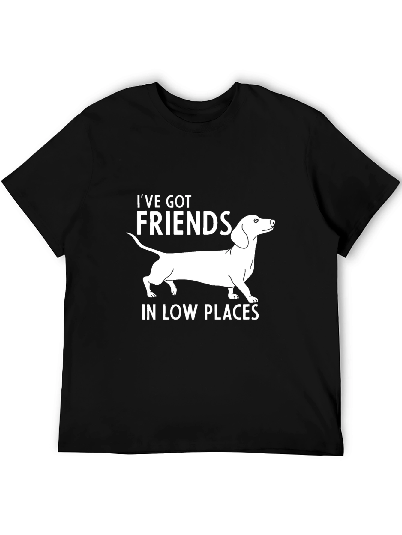Ive Got Friends In Low Places Dachshund T-Shirt