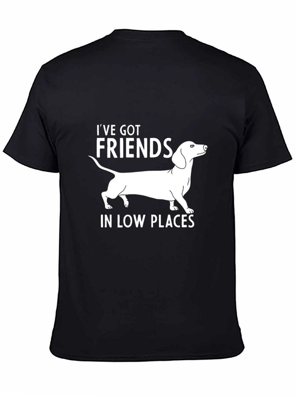 Ive Got Friends In Low Places Dachshund T-Shirt