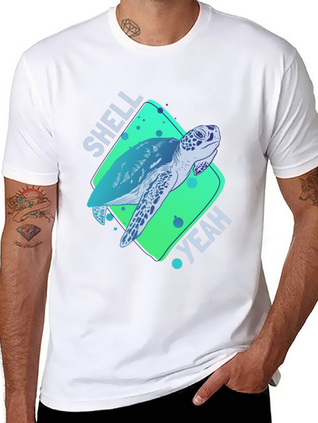 Shell Yeah! Turtle Graphic T-Shirt