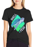 Shell Yeah! Turtle Graphic T-Shirt