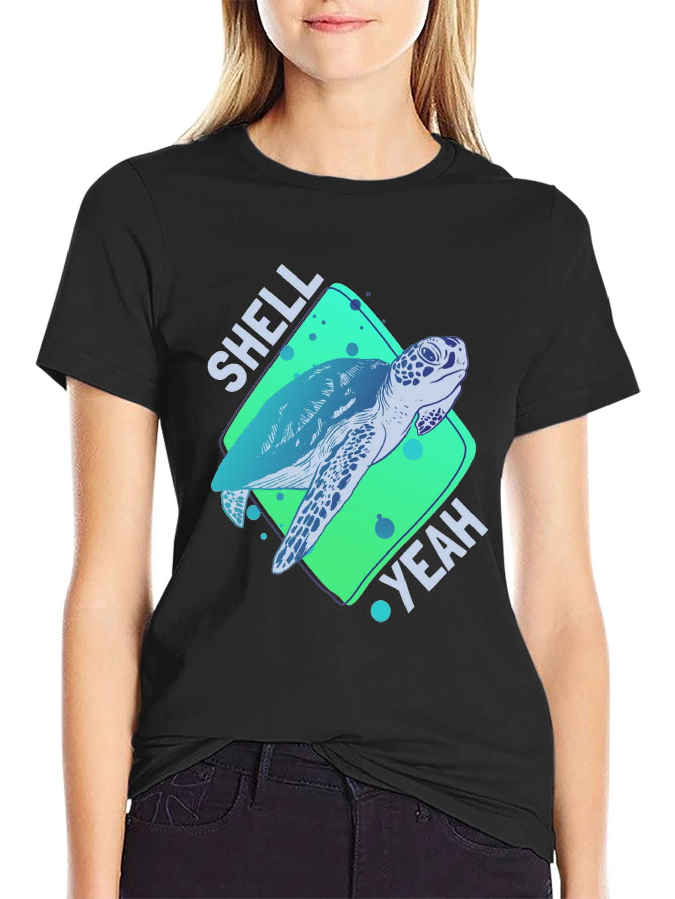 Shell Yeah! Turtle Graphic T-Shirt