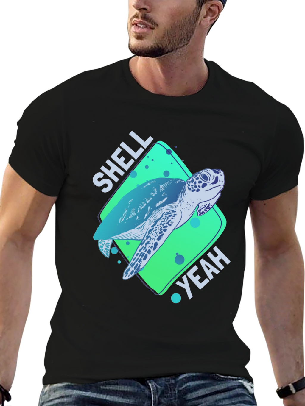 Shell Yeah! Turtle Graphic T-Shirt