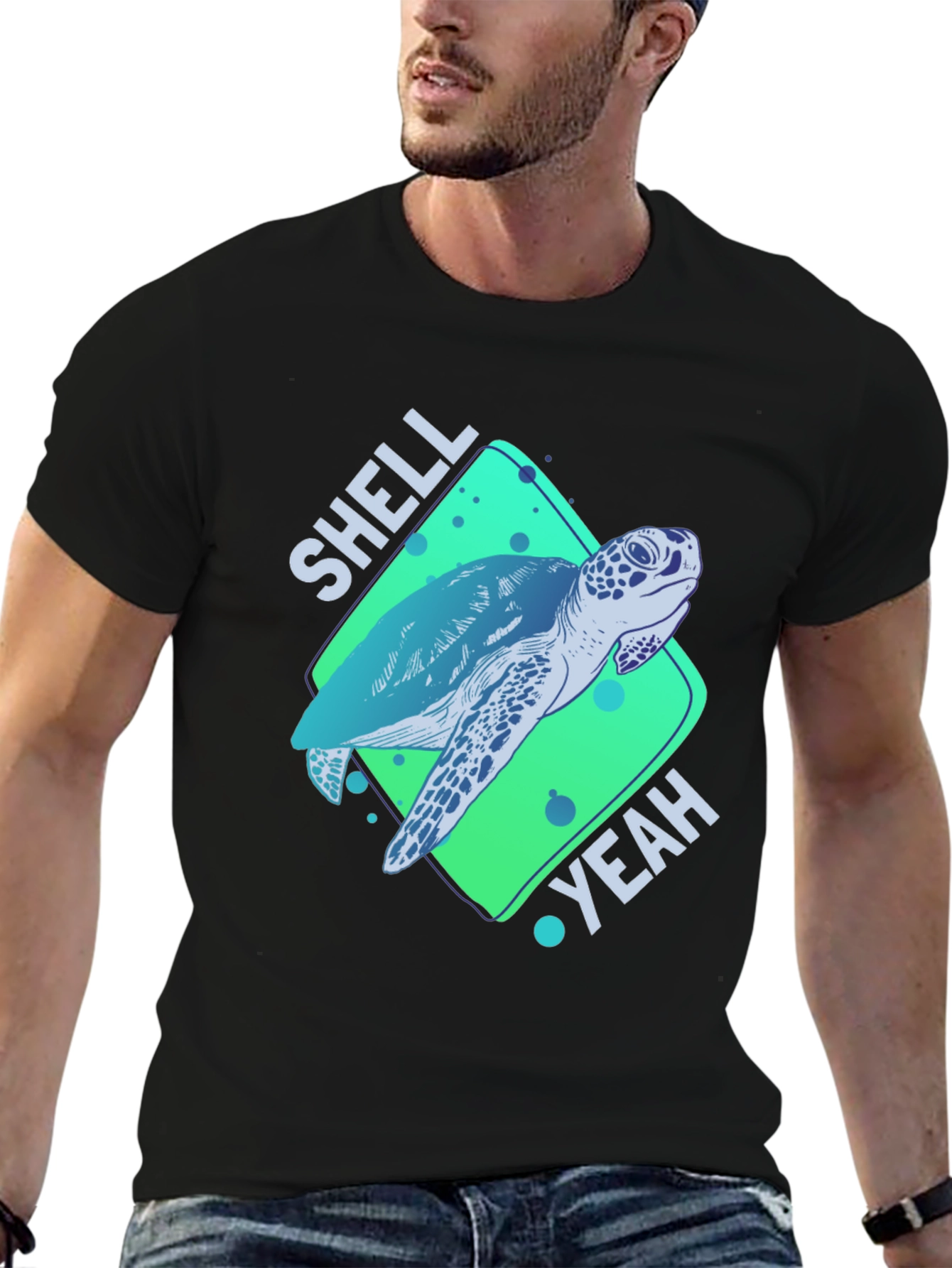 Shell Yeah! Turtle Graphic T-Shirt