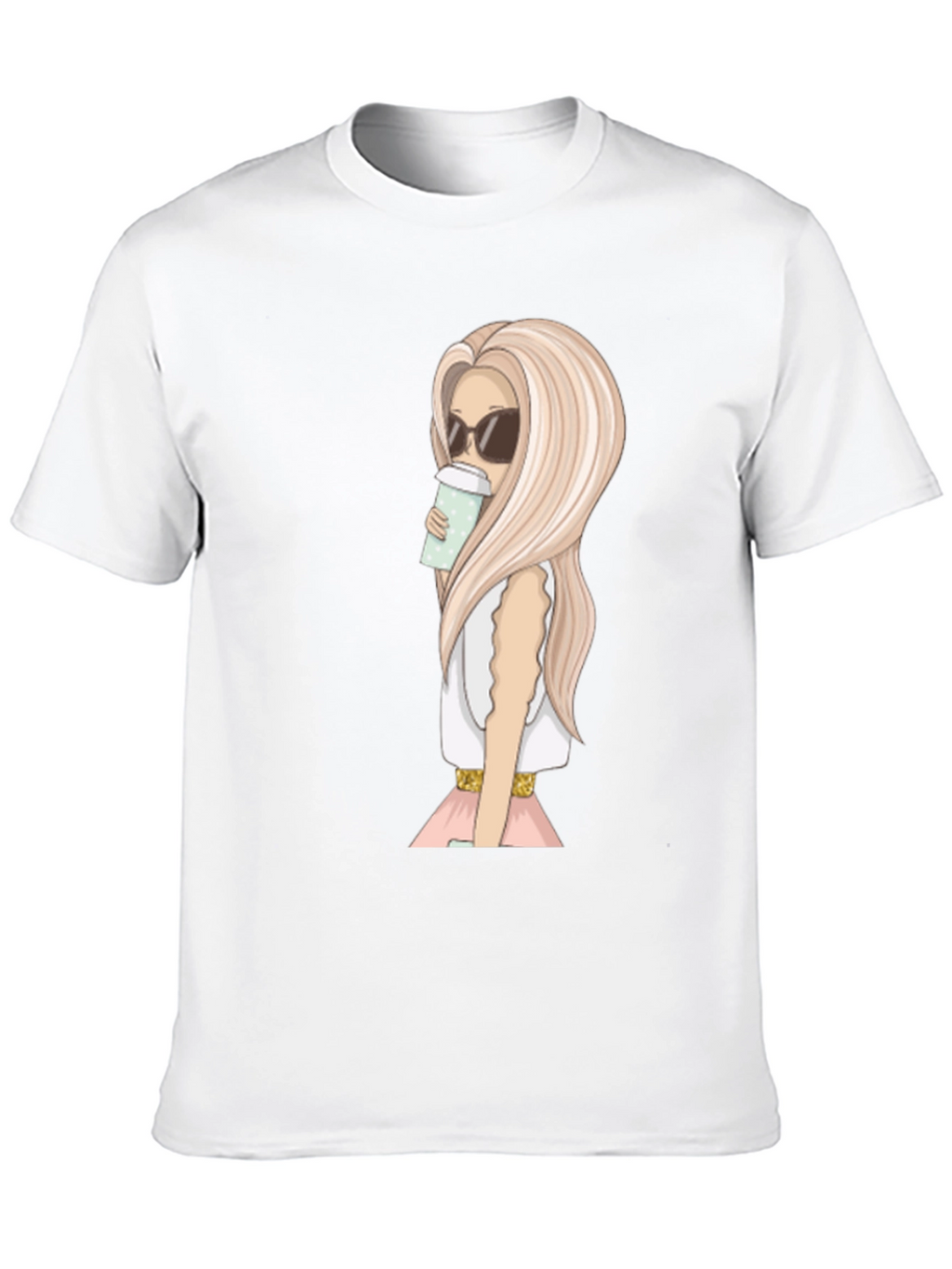 Stylish Woman Graphic Print T-Shirt